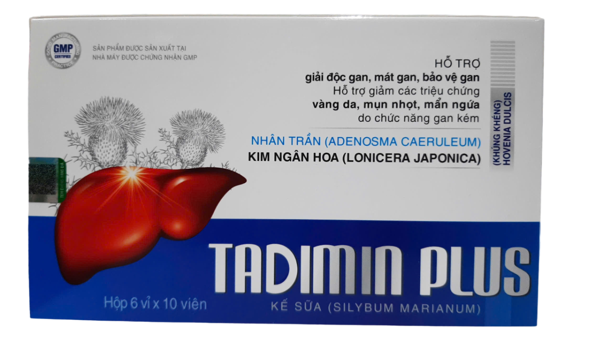 TADIMIN PLUS - Hỗ chống oxy hoá, giải độc gan